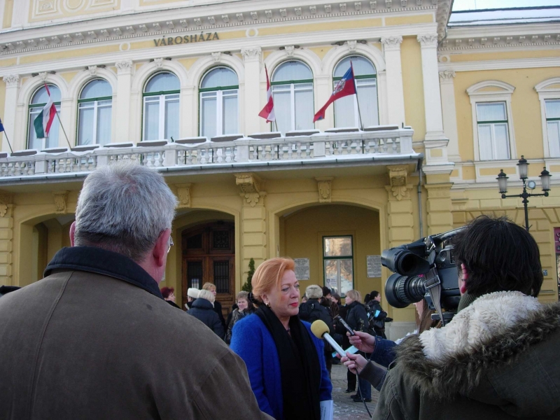 EDDSZ demonstráció Nyíregyházán